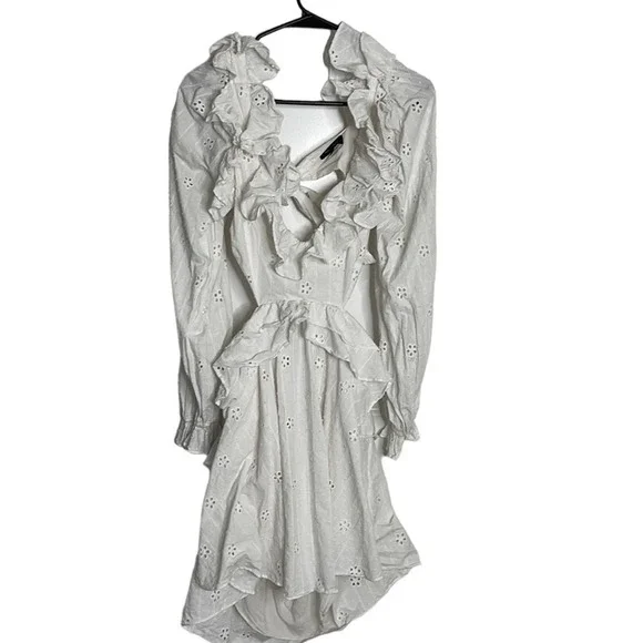 MAJORELLE Mariapia Mini Dress in Ivory - flaw - Picture 2 of 9